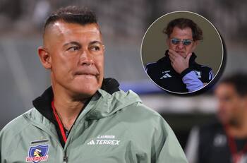 Jorge Almirón y Aníbal Mosa reflejaron el quiebre de la relación antes de viajar a Iquique