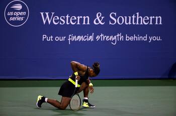 Sorpresa en el Masters Cincinnati: Serena Williams cayó ante Maria Sakkari