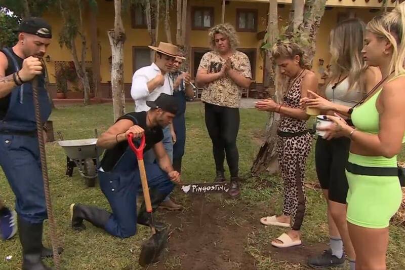 Así fue la ceremonia fúnebre de Pingostini, el gallo de "Tierra Brava".