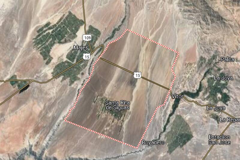 está paralizado desde 2027. Créditos: Google Maps.