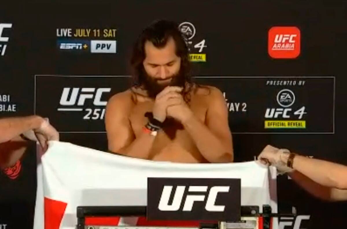 Usman y Masvidal sufrieron en la báscula para llegar al UFC 251