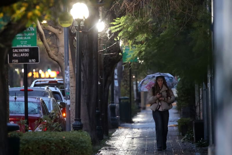 Este lunes se esperan precipitaciones de diversa magnitud en al menos siete ciudades del país.