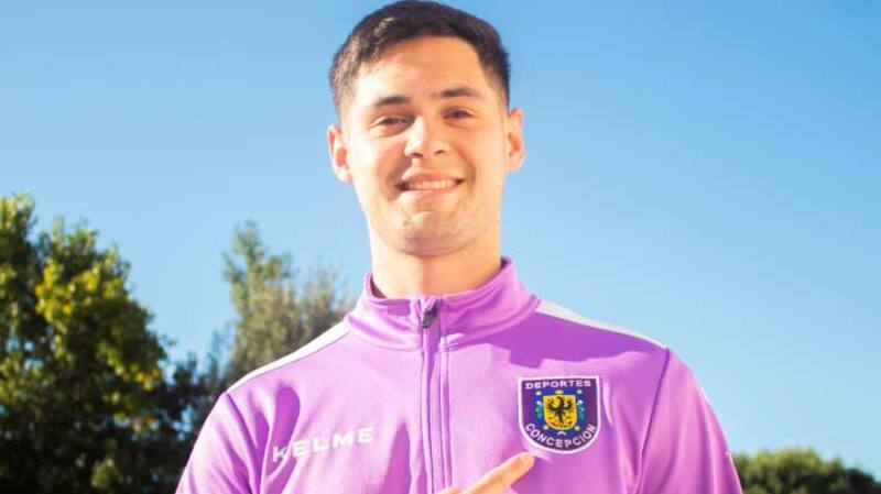 Juan Sebastián Ibarra en Deportes Concepción en 2022