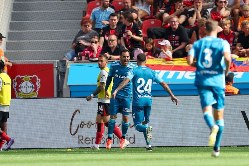le anotó al Bayer Leverkusen en el último amistoso de pretemporada. Foto: EFE