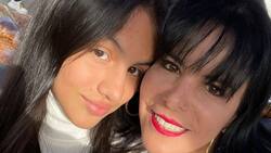 Tranquila en la polémica: Anita Alvarado despidió a su hija, Francisca Ojeda, en el inicio de su gira de estudio