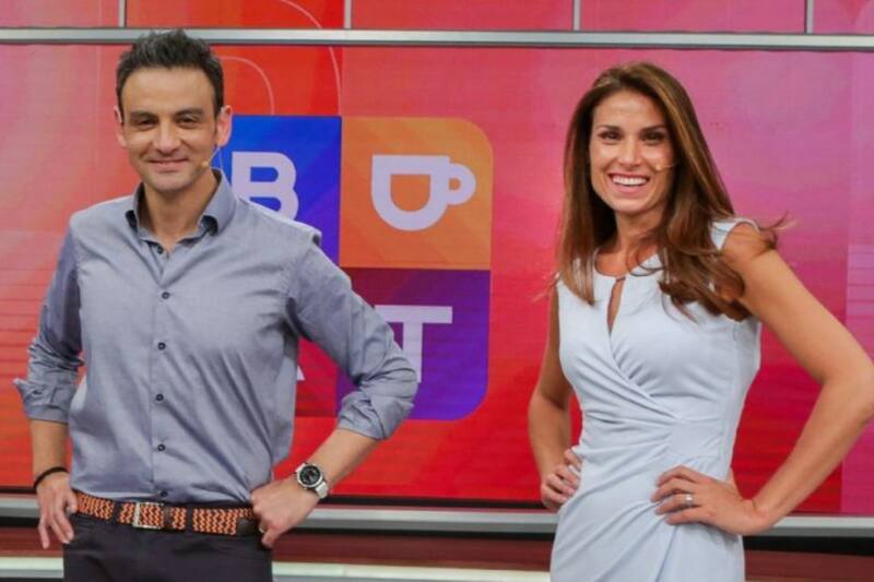 Gonzalo Ramírez y Carolina Escobar en el "Buenos Días a Todos"
