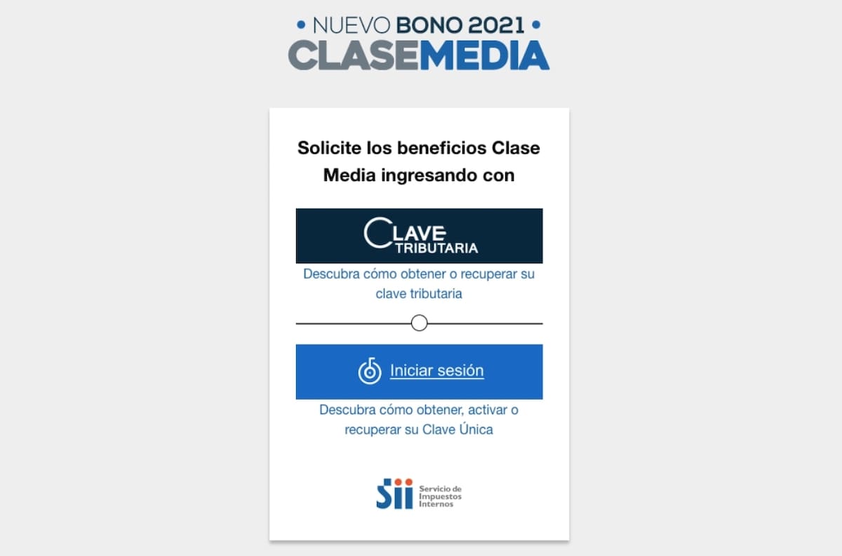 Bono Clase Media: Guía paso a paso para solicitar el bono de $500.000 en el SII