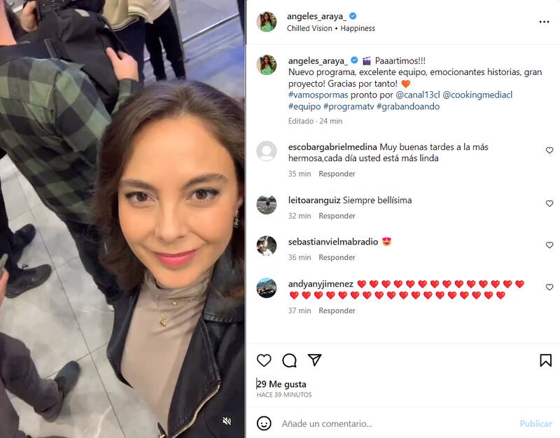 Ángeles Araya reveló que participará en nuevo proyecto de Canal 13