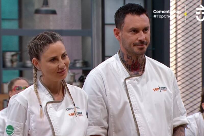 se robaron todas las miradas en "Top Chef VIP".
