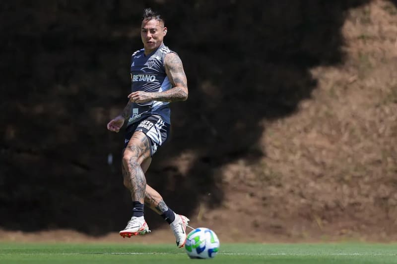 Eduardo Vargas no fue considerado en los últimos tres partidos de Atlético Mineiro.
