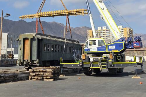 Imperdible panorama: cuatro vagones del tren Antofagasta - Bolivia serán exhibidos en Santiago