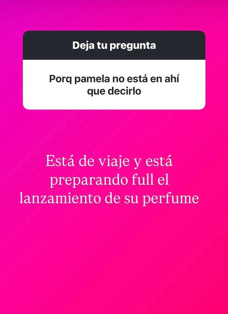 La periodista respondió sobre el futuro de la Fiera.