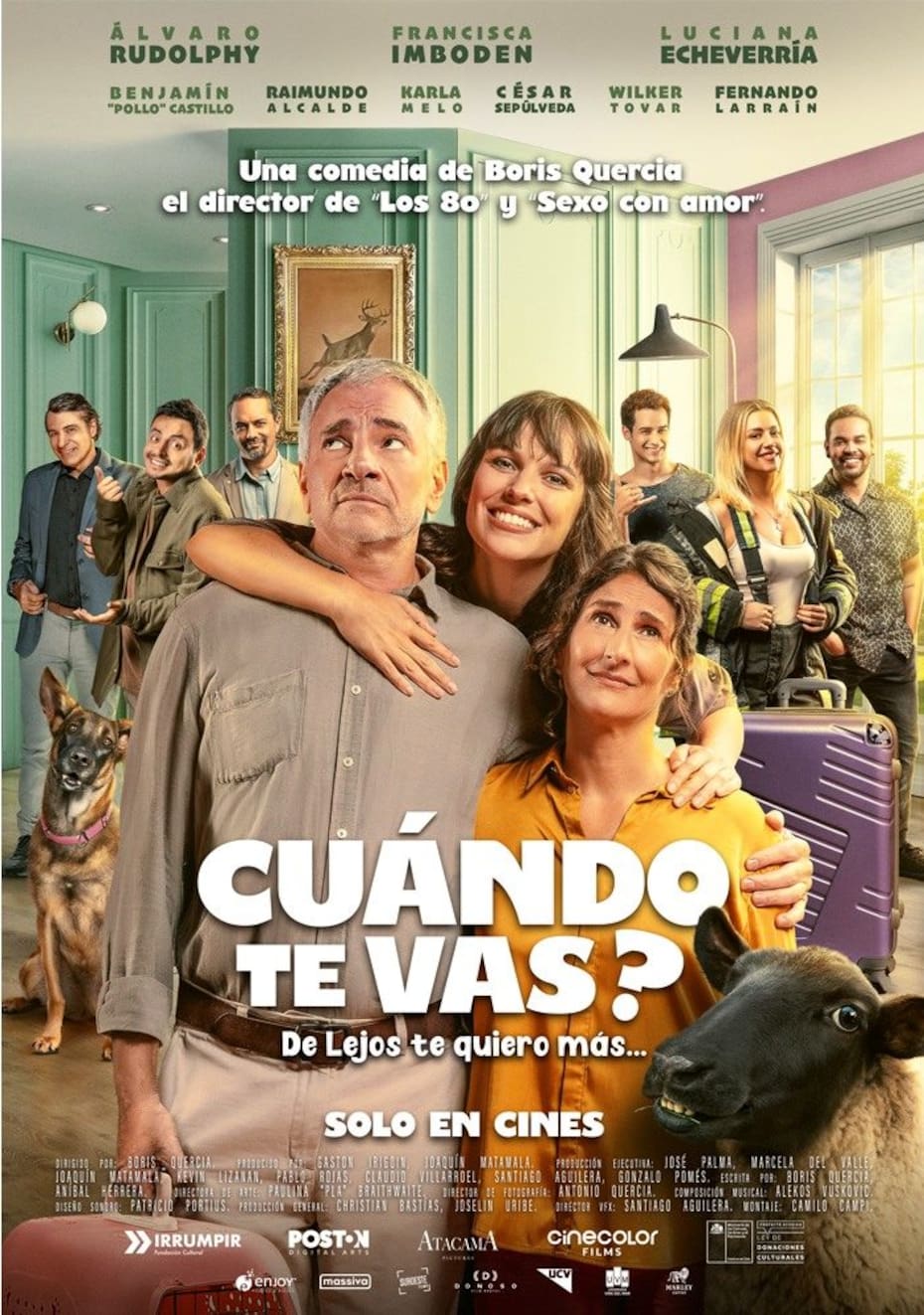 Su última aparición en los cines fue la película de Boris Quercia que se estrenó en enero de este año.