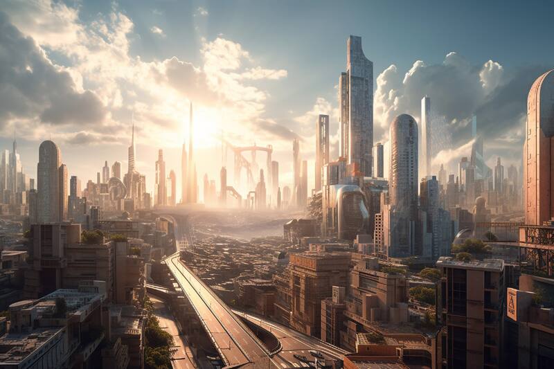 Entérate cómo se imagina la inteligencia artificial las principales ciudades del país en el año 2050.