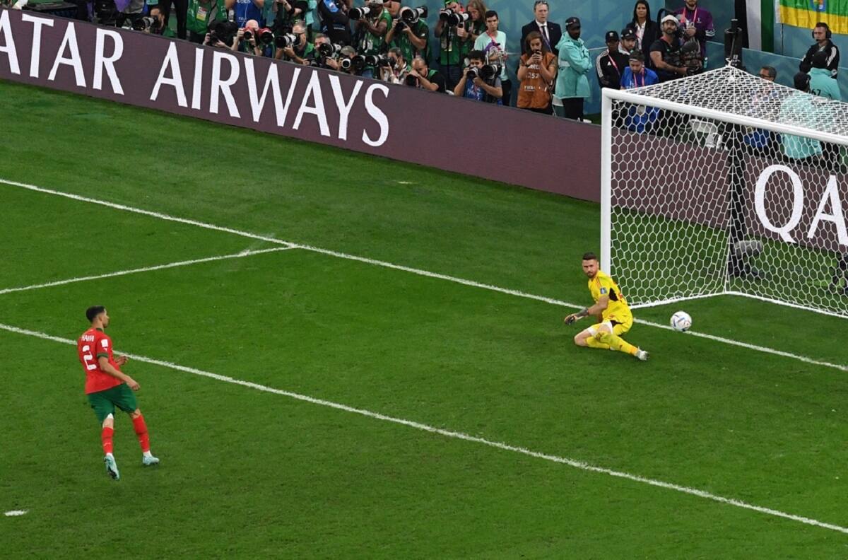 VIDEO | A lo Alexis Sánchez: La espectacular definición de Achraf Hakimi para darle la clasificación a Marruecos sobre España en Qatar 2022