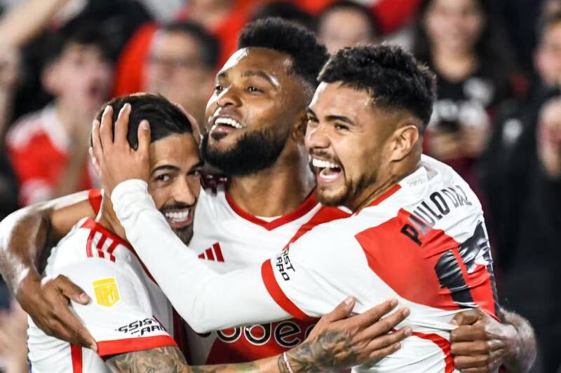 Paulo Díaz jugó los 90 minutos en el debut de River Plate en Copa Libertadores.