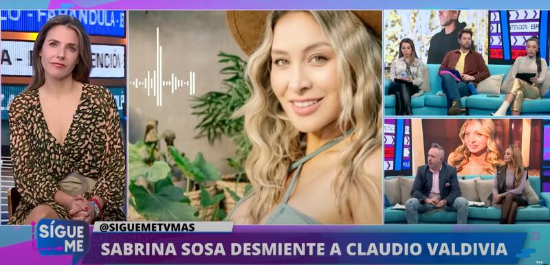 Sabrina Sosa desmintió a Claudio Valdivia.