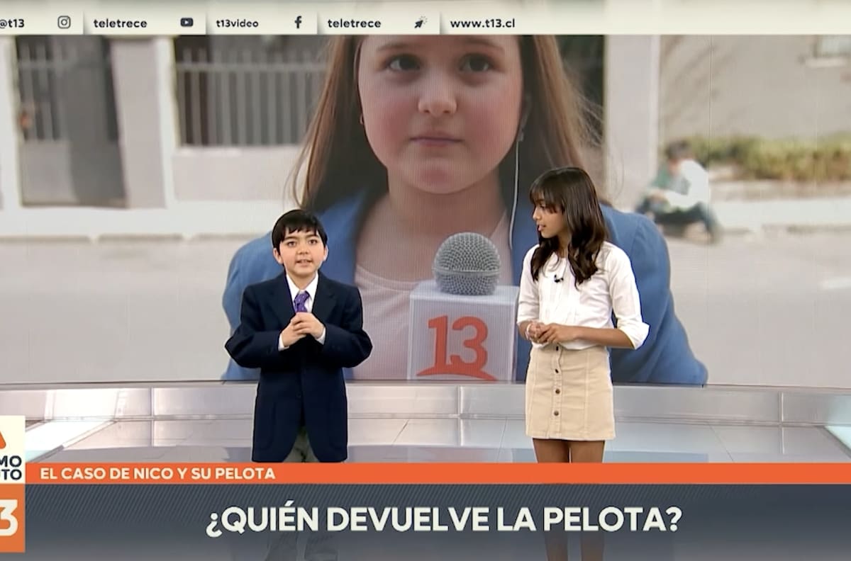 Canal 13 sorprendió con tierna intervención de niños en Teletrece: Interpretaron a Ramón Ulloa y a Mónica Pérez