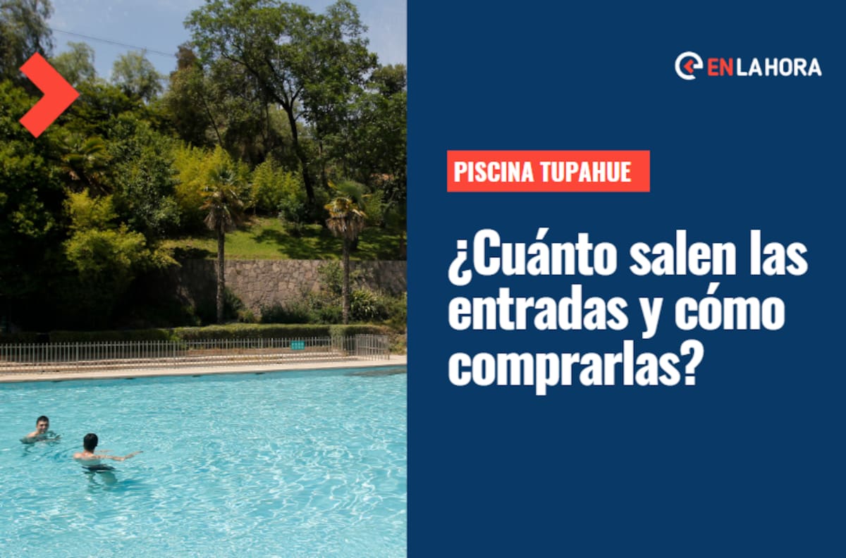 Piscina Tupahue en Santiago: Conoce cuánto cuestan las entradas y cómo comprarlas por internet