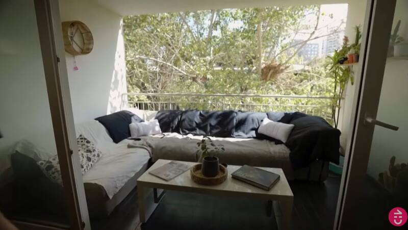 Así se ve el espacio en el que la intérprete se relaja.