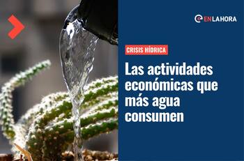 Crisis hídrica: ¿Cuáles son las actividades económicas que más agua consumen?
