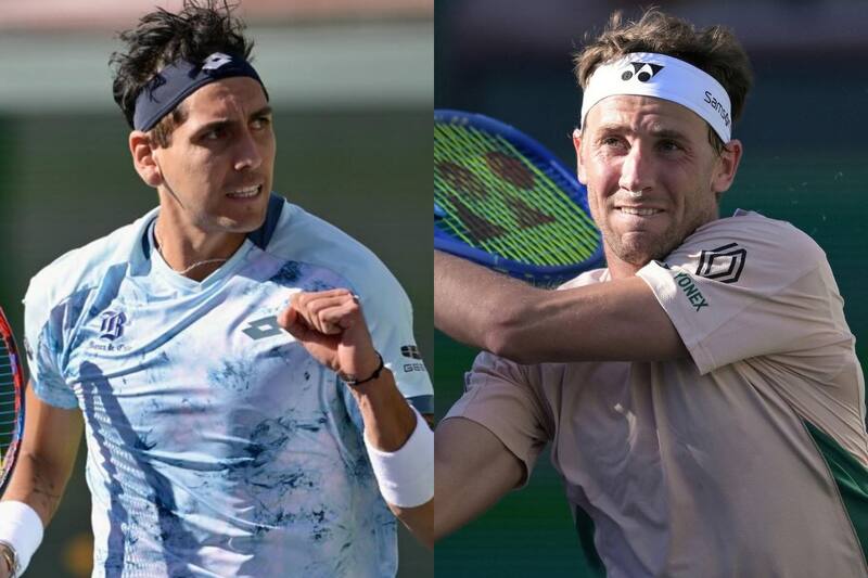 vs Casper Ruud en el Masters 1000 de Miami.