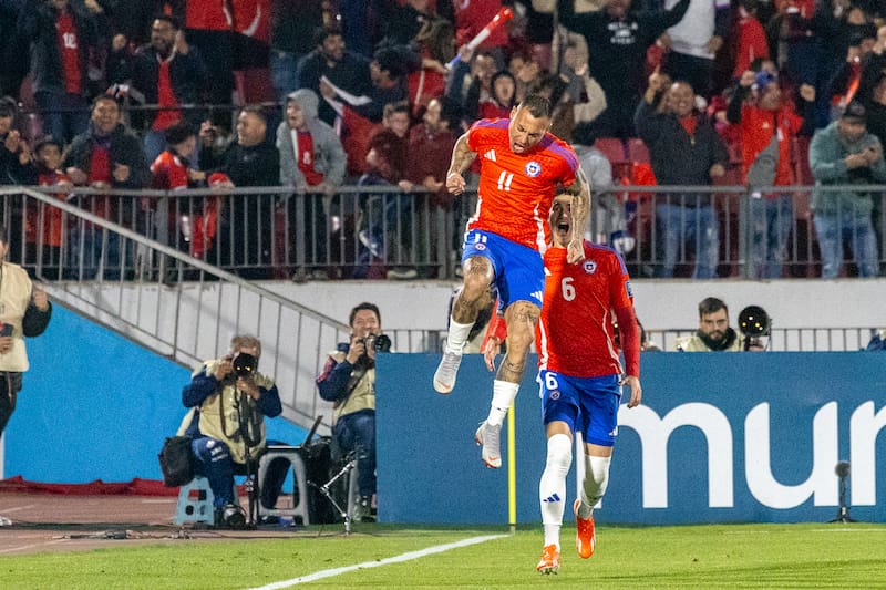 marcó para Chile contra Brasil. Foto: Felipe Escobedo