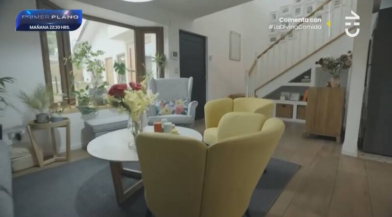 realizó un tour por su casa en "La Divina Comida".