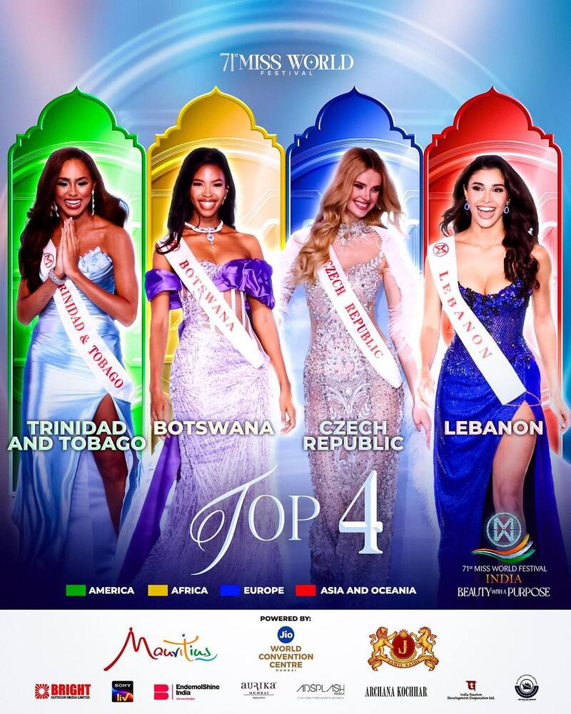 Las cuatro finalistas de Miss Mundo 2023