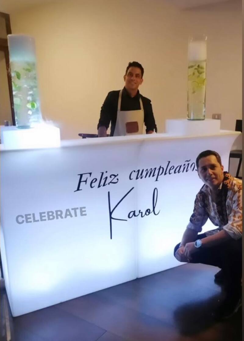 El bar con el que contó en la fiesta / Instagram