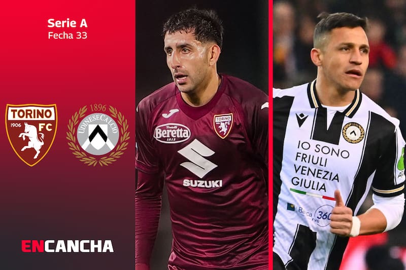 por la fecha 33 de la Serie A. Foto: RRSS Torino y Udinese Calcio.