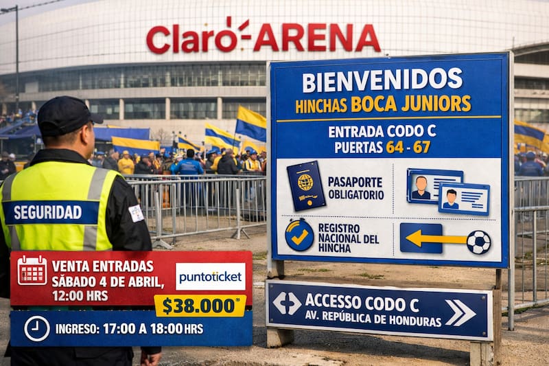 Hinchas de Boca Juniors tendrás reestriciones especiales.