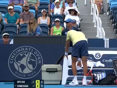 Siguen los sustos en el Masters de Cincinnati: ahora un tenista argentino se descompensó