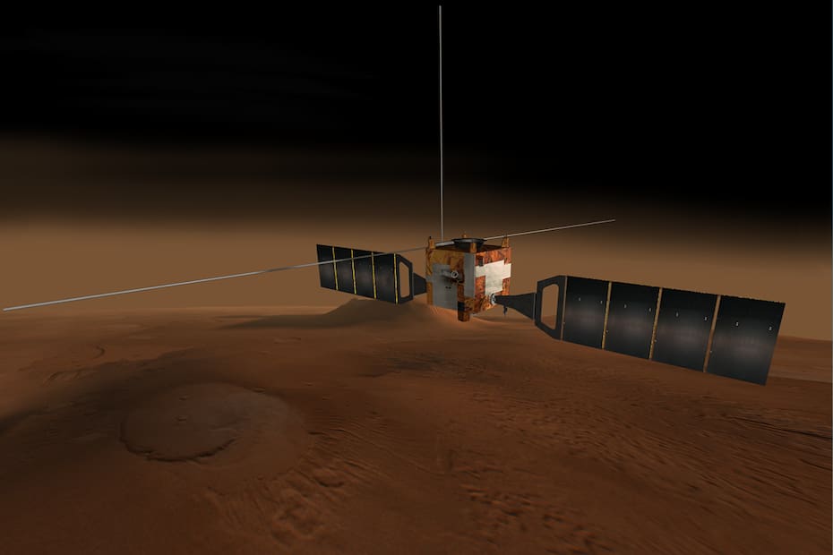 El mars Express fue la primera misión interplanetaria europea.