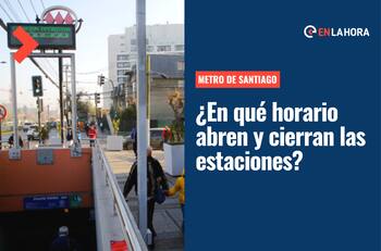 Horario del Metro: ¿A qué hora abre y cierra este domingo 25 de septiembre en la Región Metropolitana?