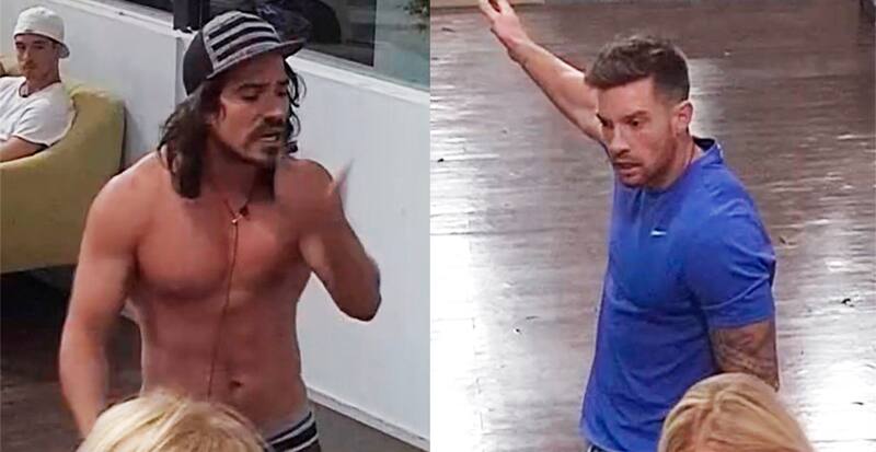 Sebastían Ramírez y Luis Mateucci en su paso por "Doble Tentación"