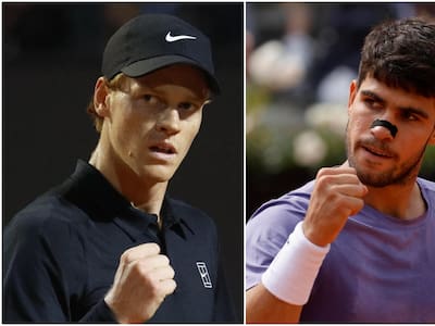 Jannik Sinner vs Carlos Alcaraz: hora y dónde ver EN VIVO la final del Masters de Roma