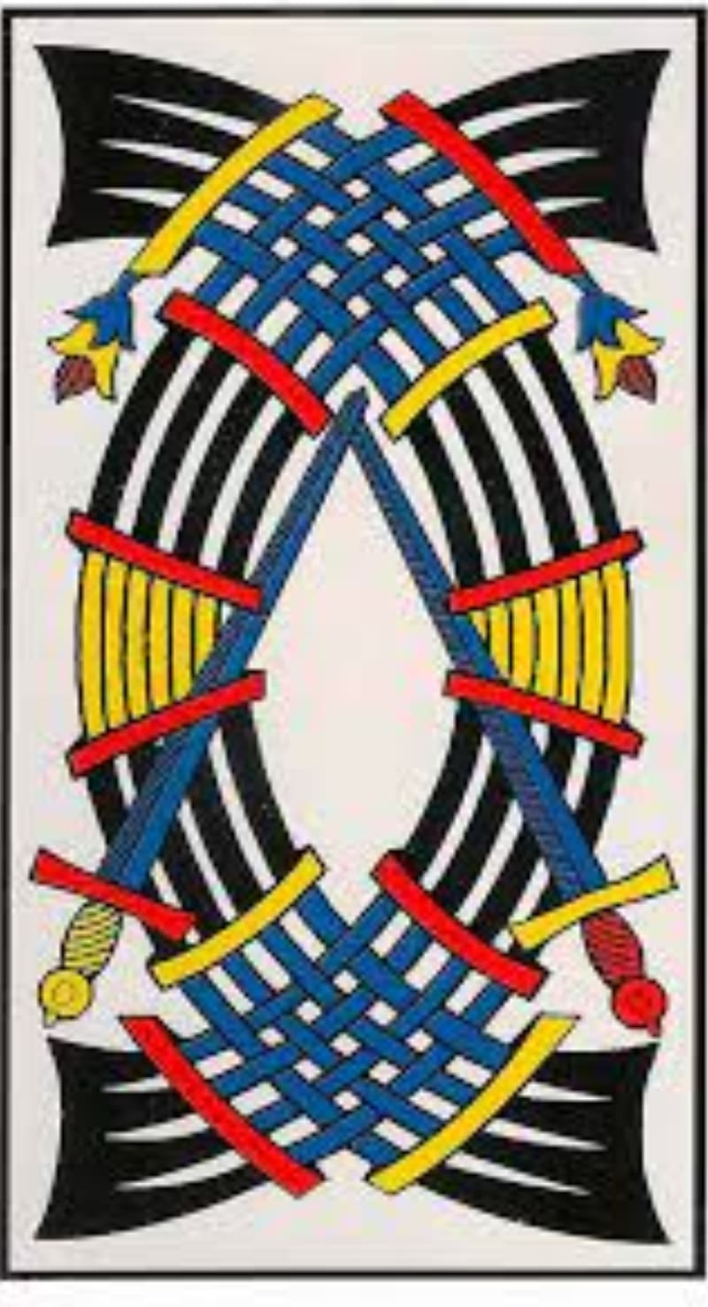 10 de espadas del Tarot de Marsella | Foto: EnLaHora