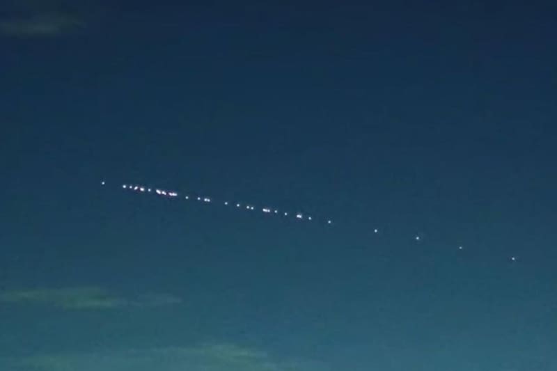 Tren de satélites es visible a simple vista desde diferentes puntos del planeta.