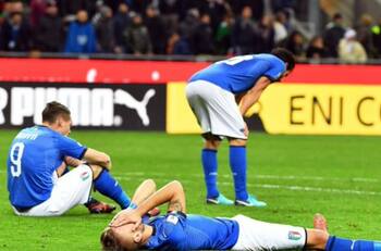 El dolor de un grande: Italia cayó ante Macedonia y quedó nuevamente fuera del Mundial