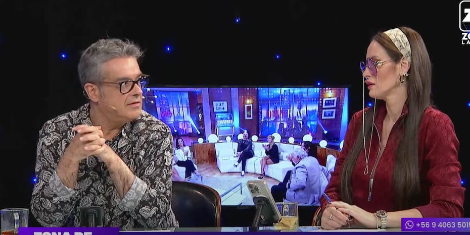 La modelo se lanzó contra Pancho Saavedra.