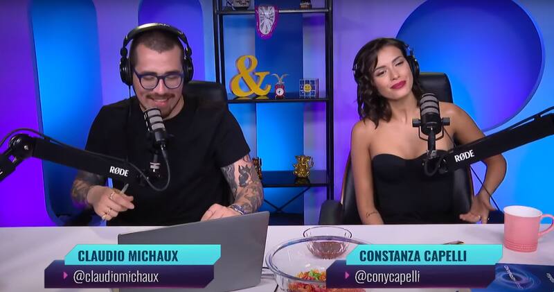 La bailarina estuvo invitada al programa de Claudio Michaux por YouTube, donde habló de su nuevo compañero perruno.
