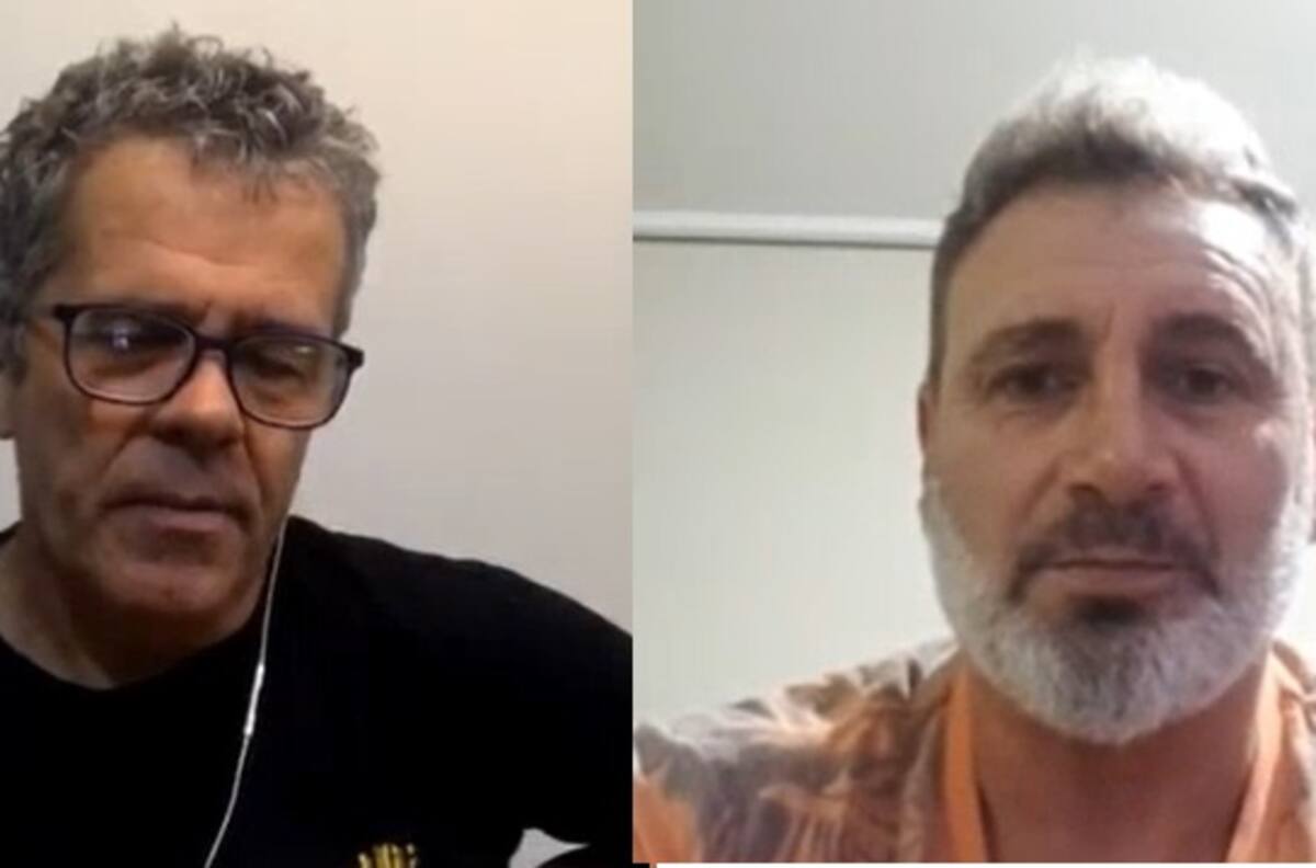 Momento de culto: Keko Yunge y Marcelo Barticciotto se reunieron a cantar "Nada Es Importante"