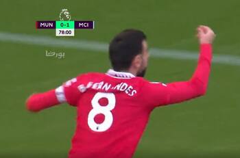 VIDEO| ¿Estaba offside? El gol de Bruno Fernandes que desató polémica en el partido de Manchester United vs Manchester City