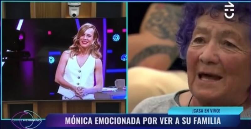 Mónica Ramos le hizo petición a Rodolfo Carter. Foto: CHV.