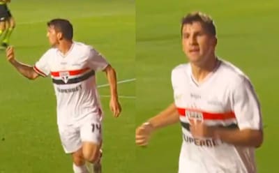VIDEO | Gonzalo Tapia se estrena en las redes en Brasil y anota su primer gol por Sao Paulo