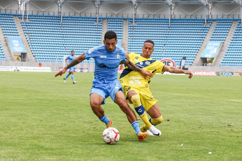 El partido de la primera rueda entre Deportes Iquique y Everton finalizó con empate 1-1. Foto: Campeonato Chileno.