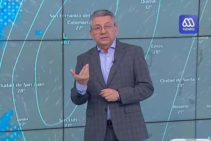 El meteorólogo de Megatiempo reveló cómo se vienen las últimas lluvias de septiembre en la zona central. Créditos: Captura de pantalla - Megatiempo.