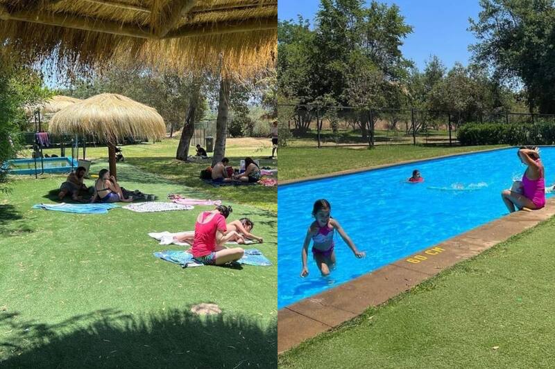 Esta playa está ubicada en el sector oriente del parque Alberto Hurtado.