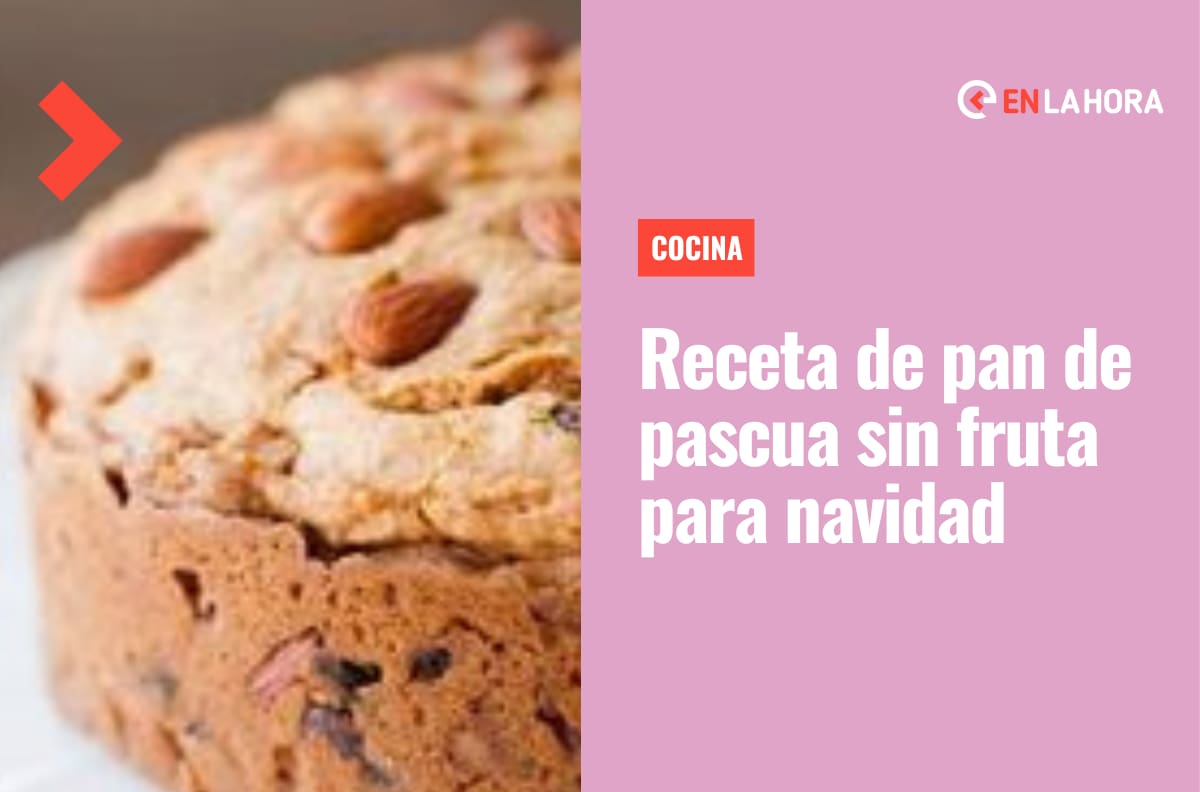 Receta de pan de pascua sin fruta: Cómo preparar este clásico de Navidad solo con frutos secos